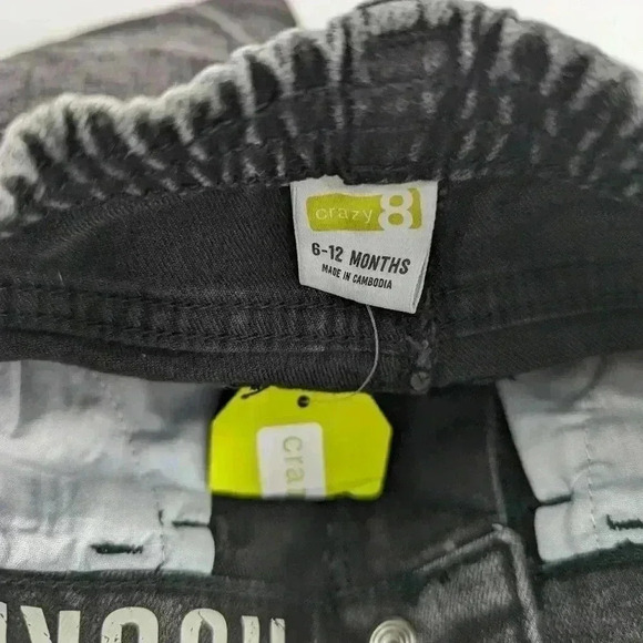 Crazy 8 Boys Size 6-12 Months Pants And Dress Shirt Long Sleeve Button Down - Picture 4 of 10